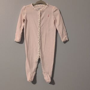 Ralph Lauren Light Pink Kids Footie